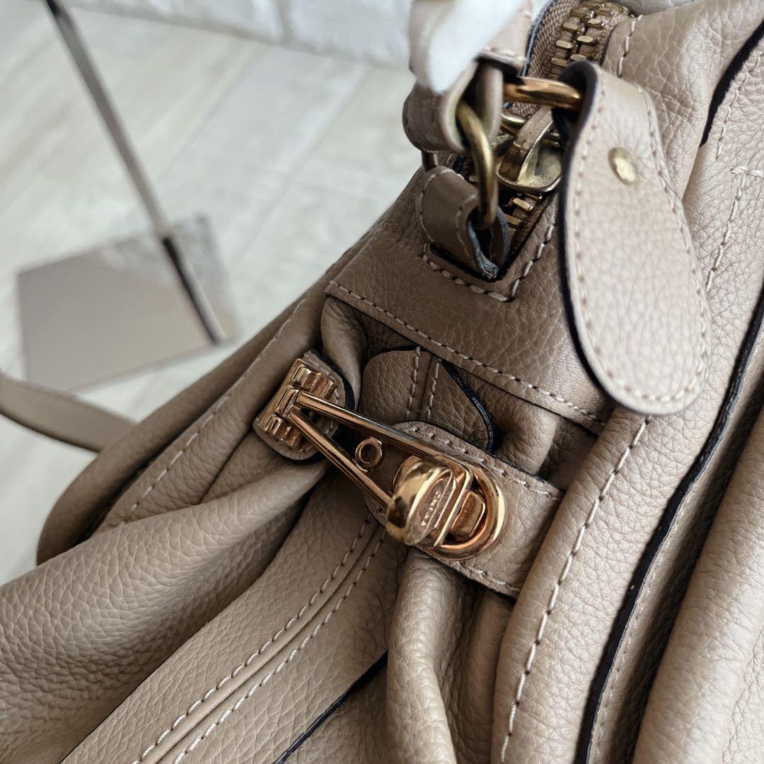 極美品 Chloé クロエ パラティ 2wayショルダーバッグ ベージュ
