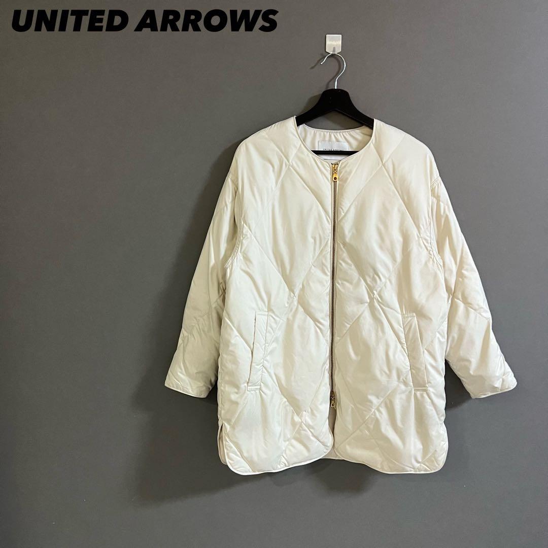 a2960 UNITED ARROWS コクーンキルティングロングダウン SS UNITED ARROWS