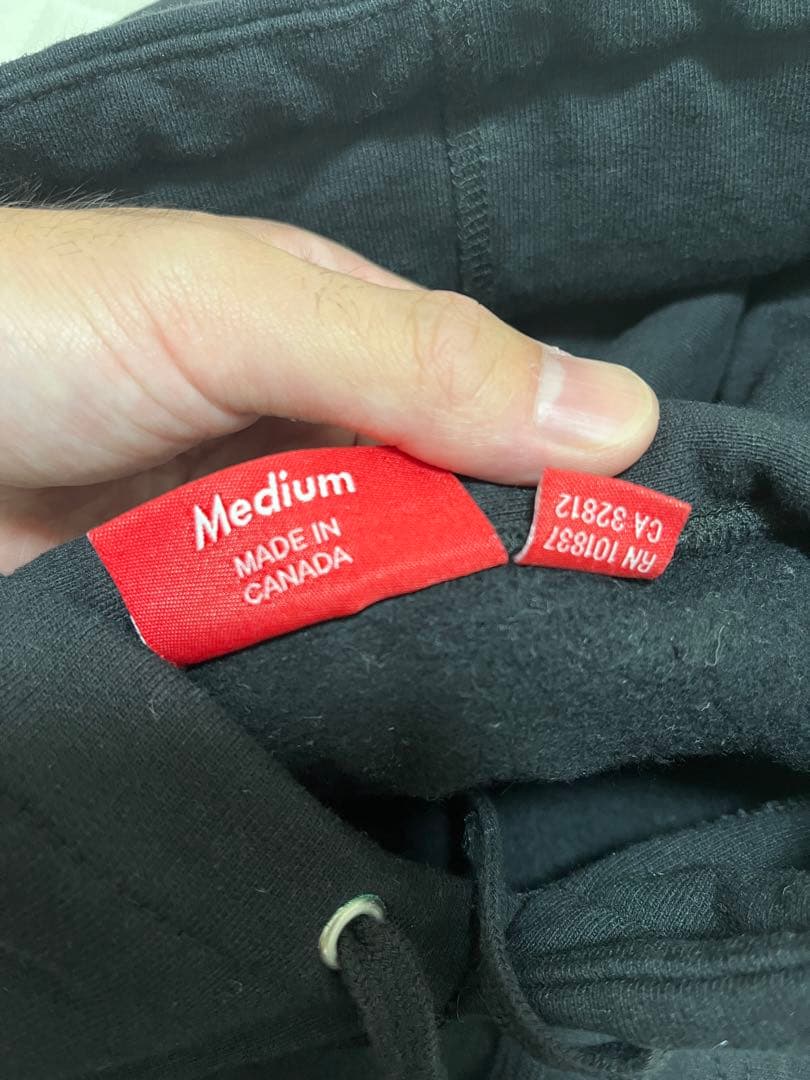 Supreme ボックスロゴパーカー　黒　Boxlogo シュプリーム　M