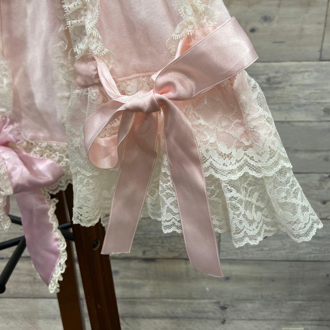 激可愛い♡メタモルフォーゼ♡ピンク カーディガン リボン付きボレロ