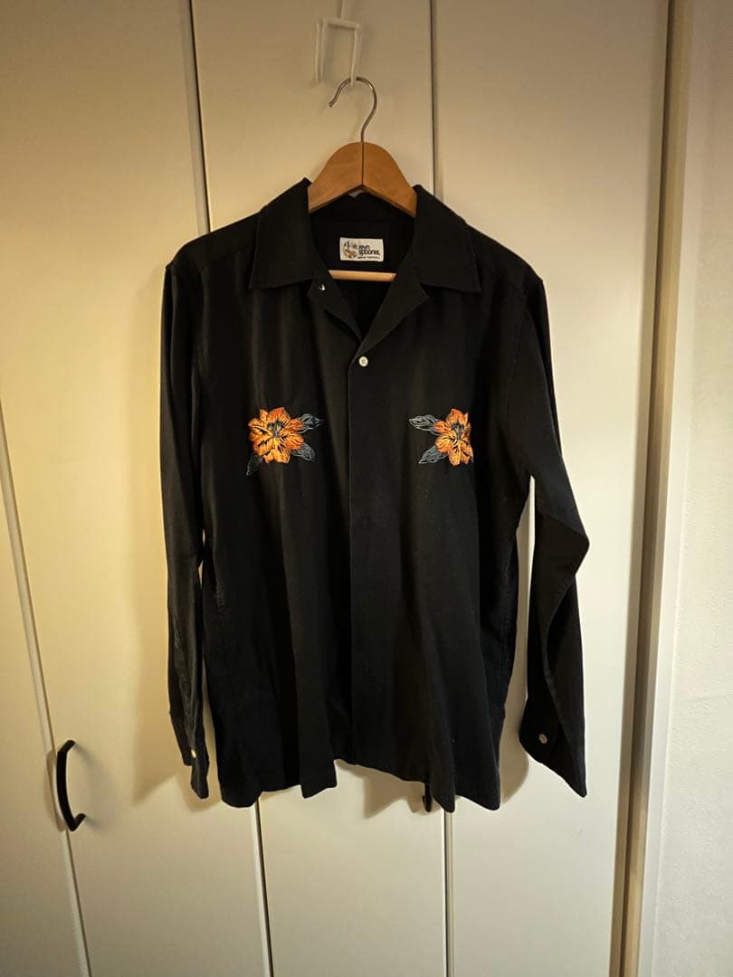 reyn spooner オープンカラー 刺繍 シャツ レインスプーナー アロハ