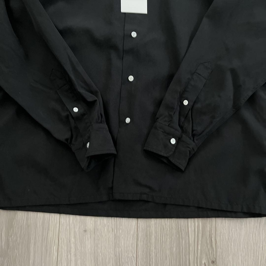 タグ付き　アプレッセ　シルクコットン　オープンカラー　L/S シャツ