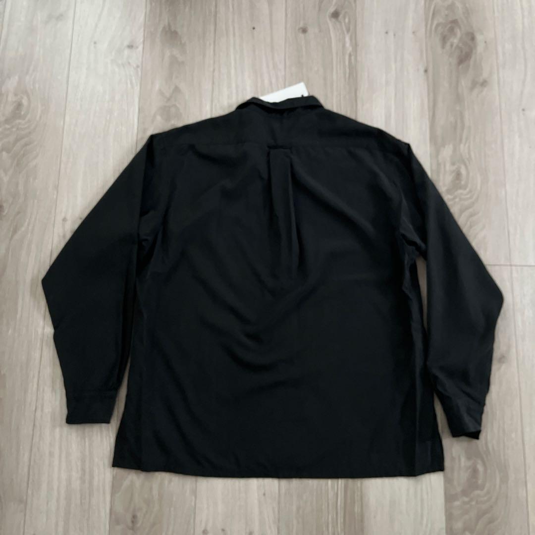 タグ付き　アプレッセ　シルクコットン　オープンカラー　L/S シャツ