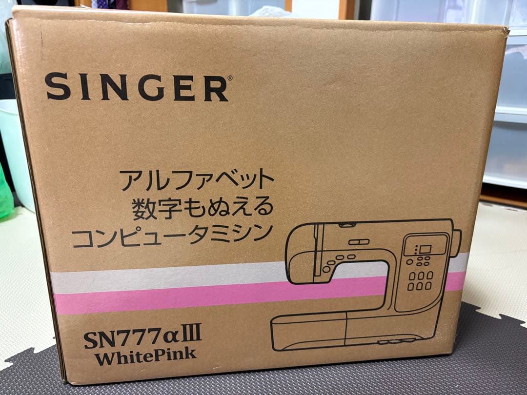 SINGER コンピューターミシン SN777αIII ホワイト