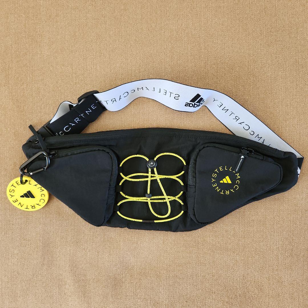 美品 adidas by STELLA McCARTNEY バムバッグ ブラック