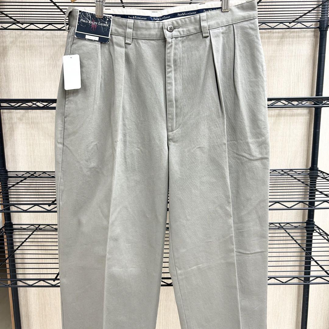 希少　新品未使用　デッドストック　90s ポロラルフローレン　チノパン