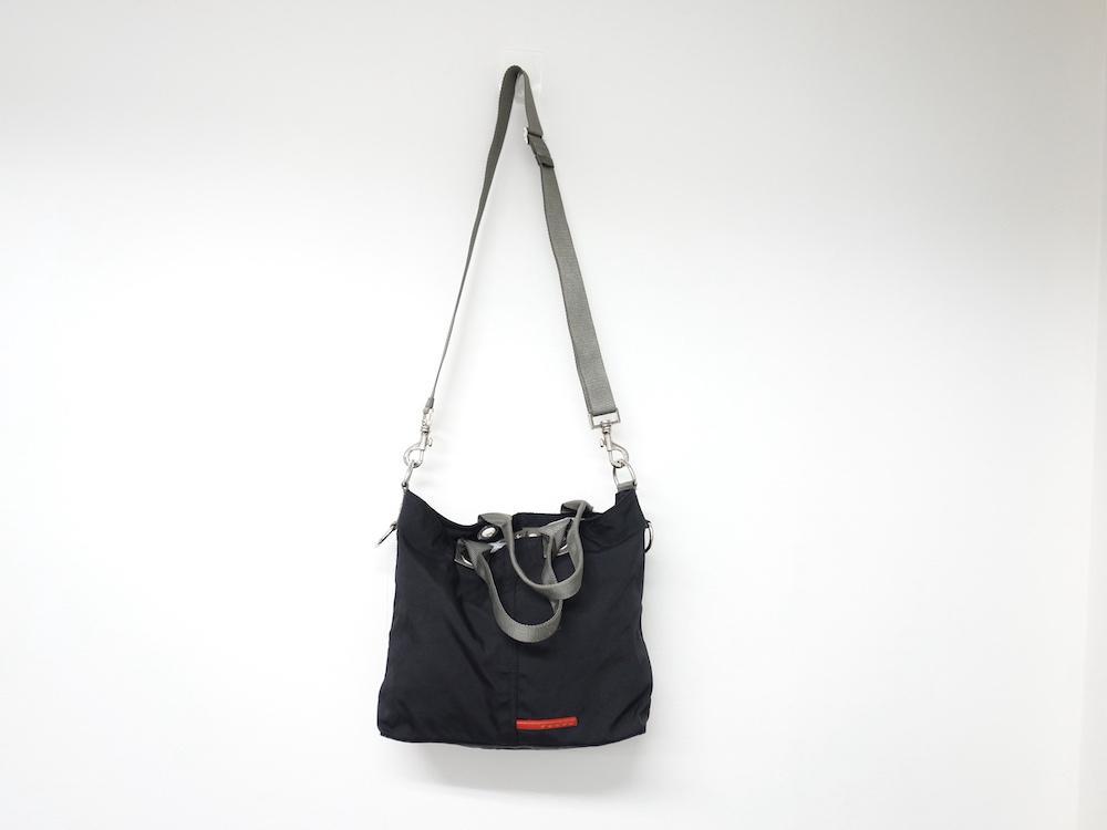 PRADA SPORT プラダ ロゴ 2WAY ショルダーバッグ 人気急上昇のタイム
