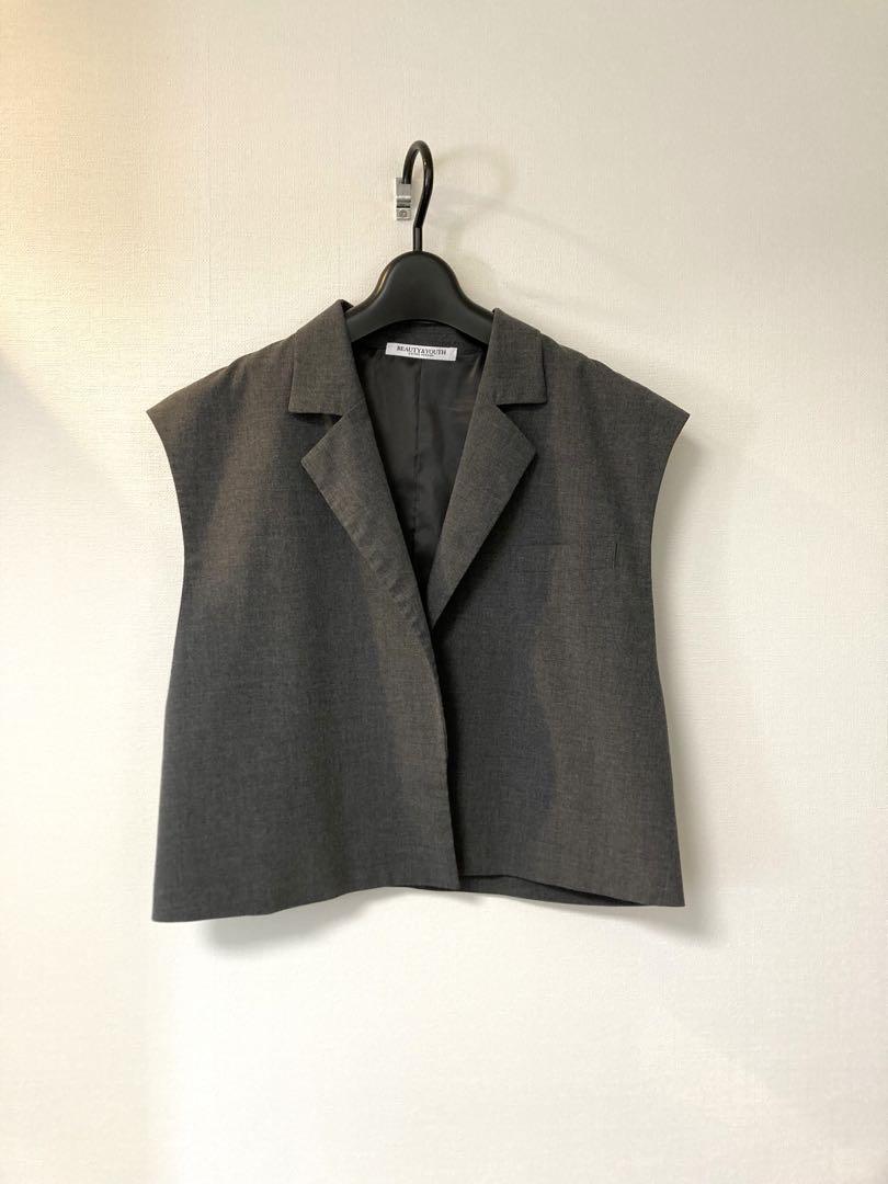 q　美品BEAUTY&YOUTH UNITED ARROWS ジレ