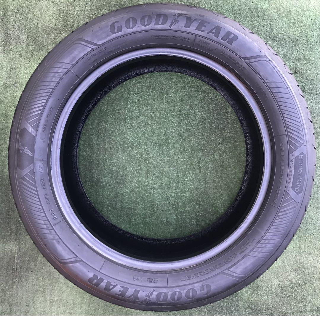225/55 R17、GOOD YEAR efficientGrip、2021年