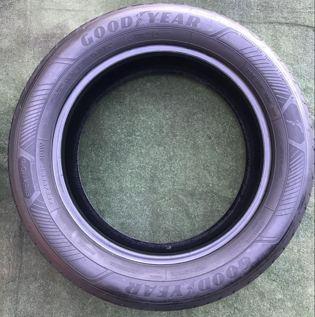 225/55 R17、GOOD YEAR efficientGrip、2021年