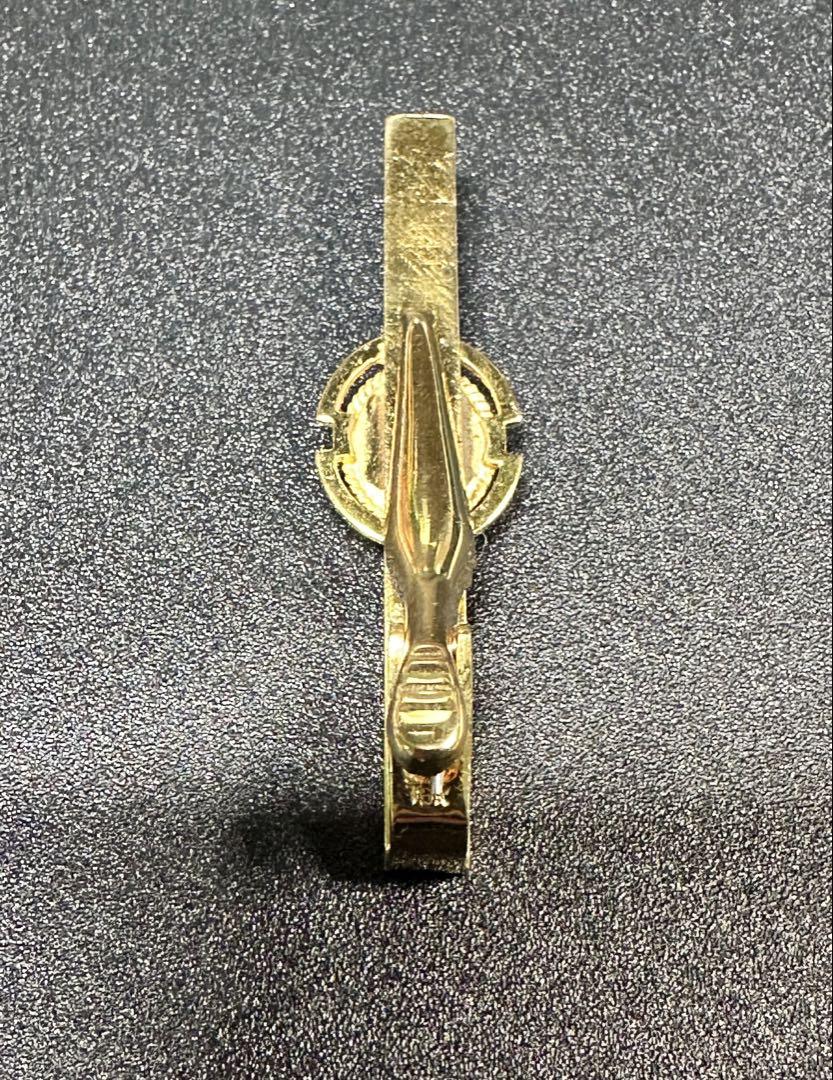 18K刻印6.3g天然石オパール　ゴールド金色　ネクタイピンタイピン