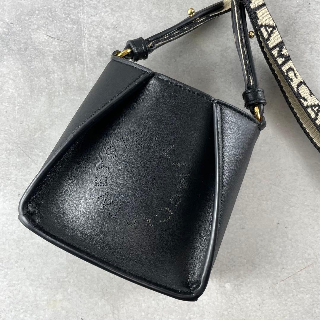 級 ステラマッカートニー ショルダーバッグ ミニバッグ ロゴストラップSTELLA McCARTNEY