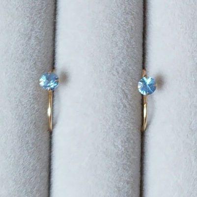 【美品】k18イヤーカフ クリップイヤリング