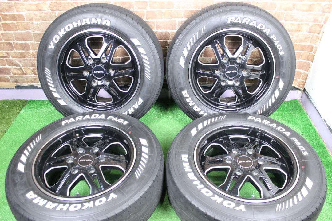 美品・MKWホイール16インチ・ハイエース等 №208 美品・MKWホイール16インチ・ハイエース等 №208
