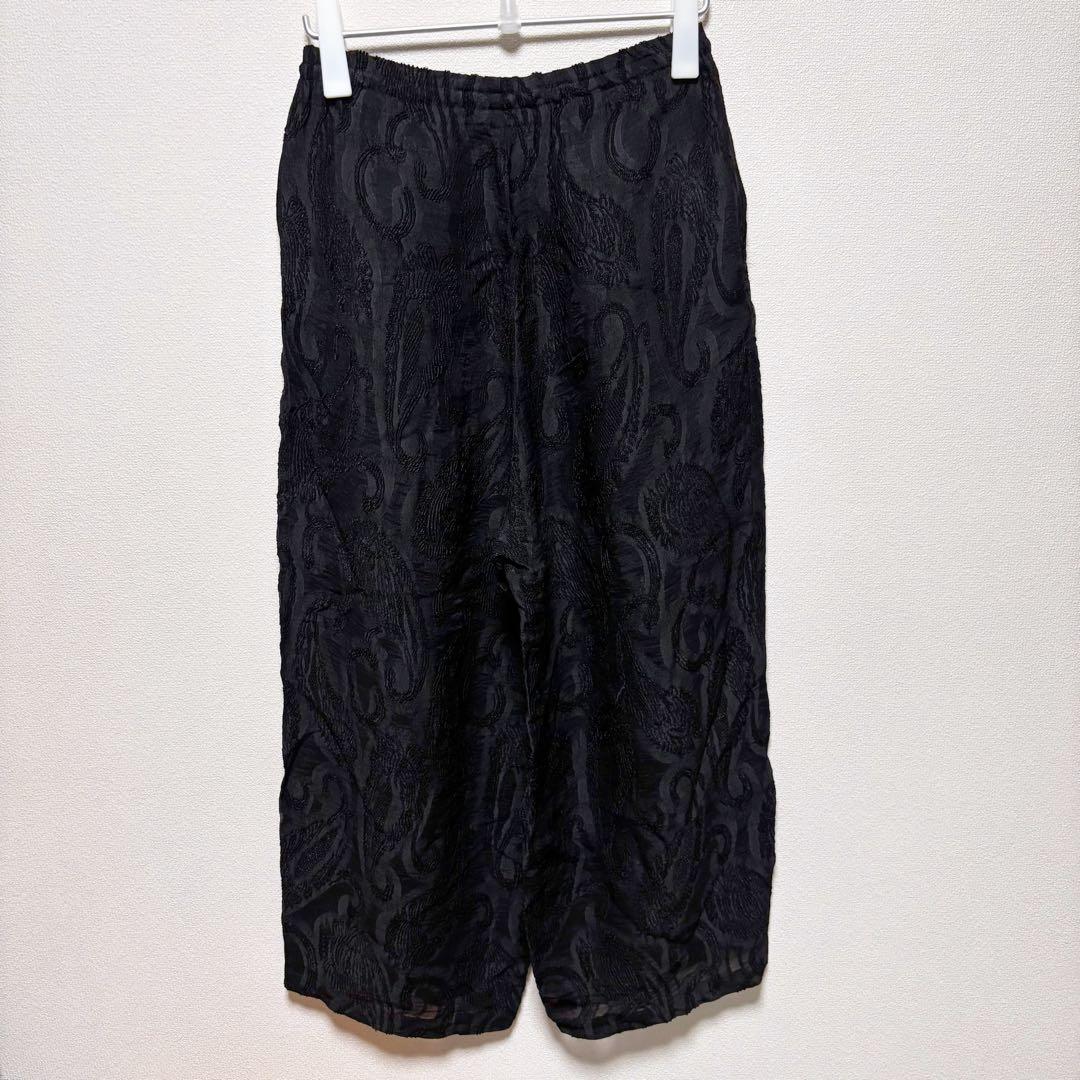Needles 21SS ペイズリー　ヒザデルパンツ シースルー ワイドパンツ