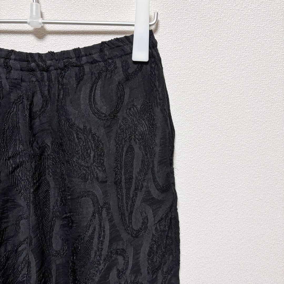 Needles 21SS ペイズリー　ヒザデルパンツ シースルー ワイドパンツ