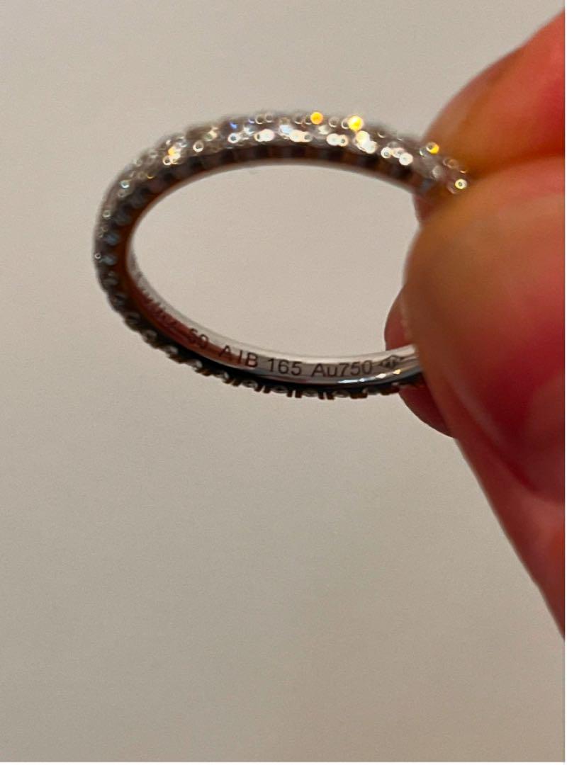 Cartier エタンセル　フルダイヤリング　WG