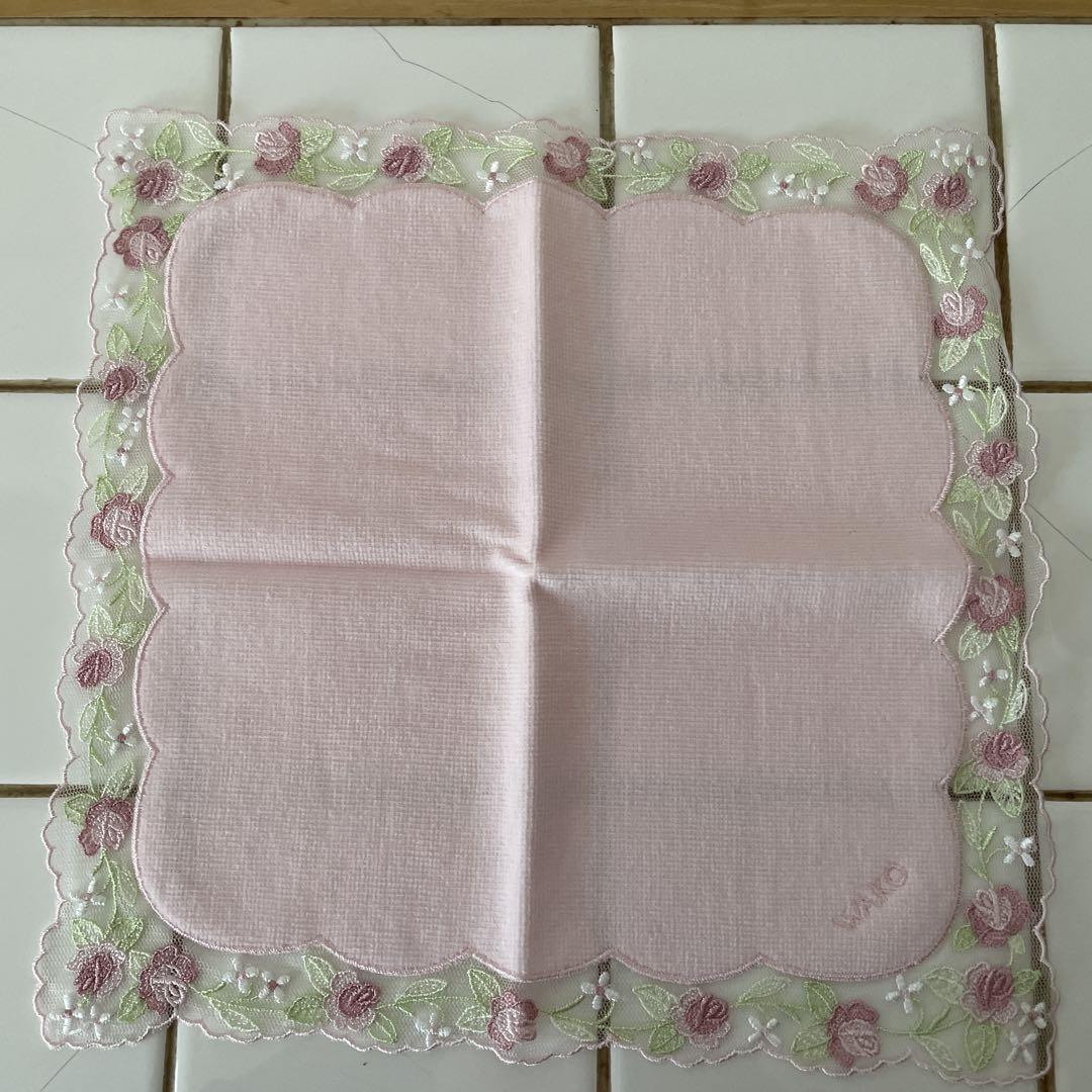 Amazon.co.jp: 3 和光 WAKO スワトウ 汕頭 刺繍 ハンカチ3枚