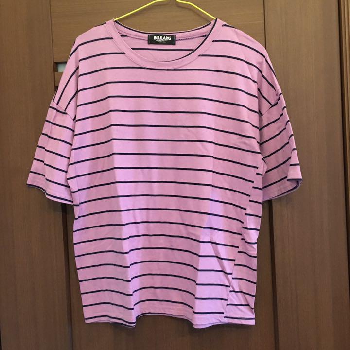 メルカリ 韓国 オルチャン ボーダートップス ロンt ゆるt ゆったり ラベンダー 5部袖 Tシャツ カットソー 七分 長袖 500 中古や未使用のフリマ メルカリ 韓国 オルチャン ボーダートップス ロンt ゆるt ゆったり ラベンダー 5部袖 Tシャツ カットソー 七分 長袖 500 中古や未使用のフリマ