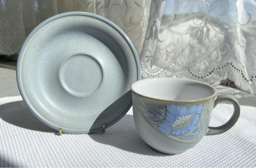【Denby（デンビー）】カップ&ソーサーのセットビンテージ