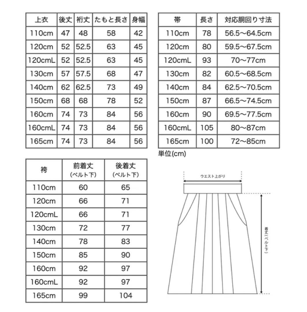 キャサリンコテージ 簡単着付け袴セット