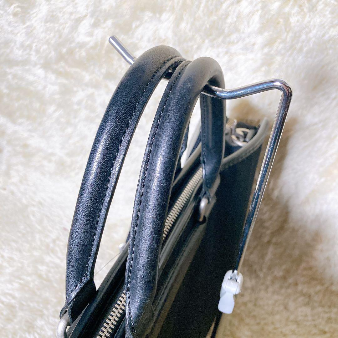 ポールスミス ショルダーバッグ 2way レザー ナイロン ビジネス A4 黒 ポールスミス ナイロン レザー ビジネスバッグ 2way ショルダー