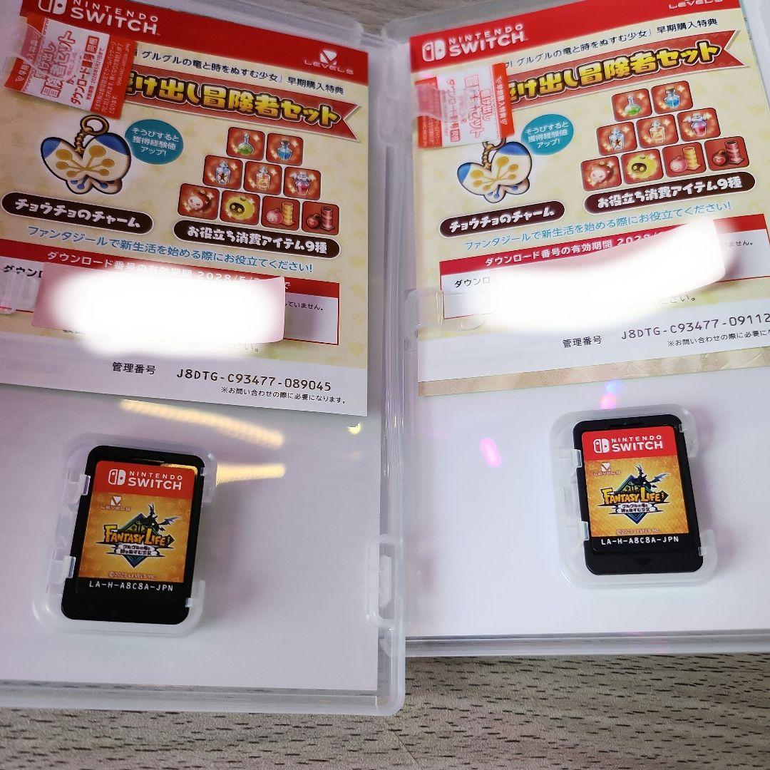 ファンタジーライフi Nintendo Switch コード未使用 即日発送 Switch ファンタジーライフi グルグルの竜と時をぬすむ少女