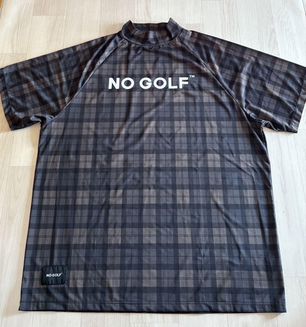 NO COFFEE × CLUBHAUS NO GOLF モックネック NO COFFEE(NO GOLF)モックネック長袖M CLUBHAUS