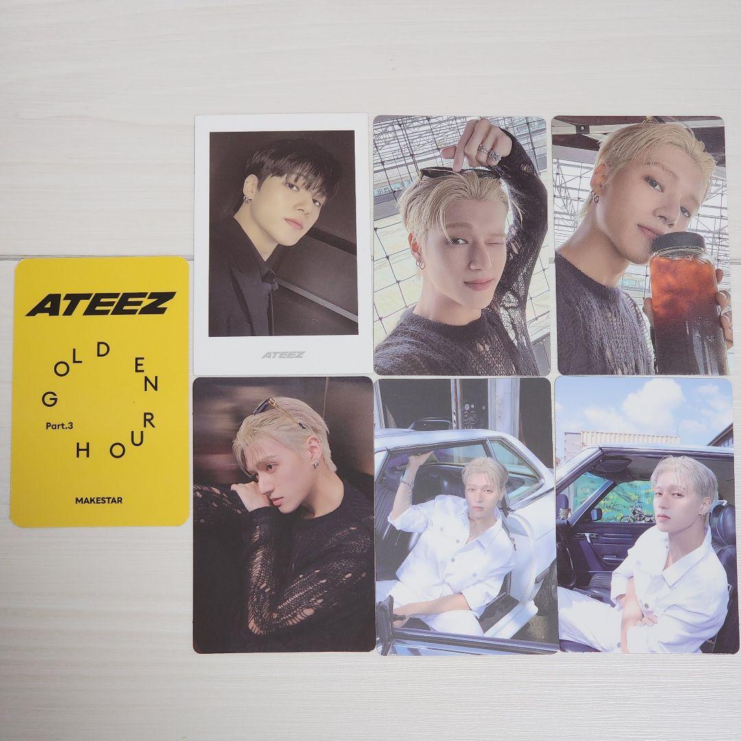 ATEEZ ウヨン Part.3 makestar ヨントン 当選者トレカ ATEEZ ウヨン トレカ MAKESTAR ヨントン 対面 封入 ポカアルバム