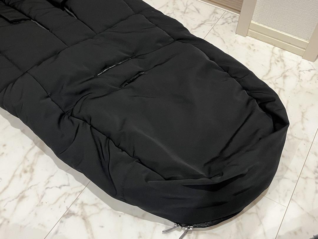 【極美品】Cybex プラチナムフットマフ　 グレー ブラック