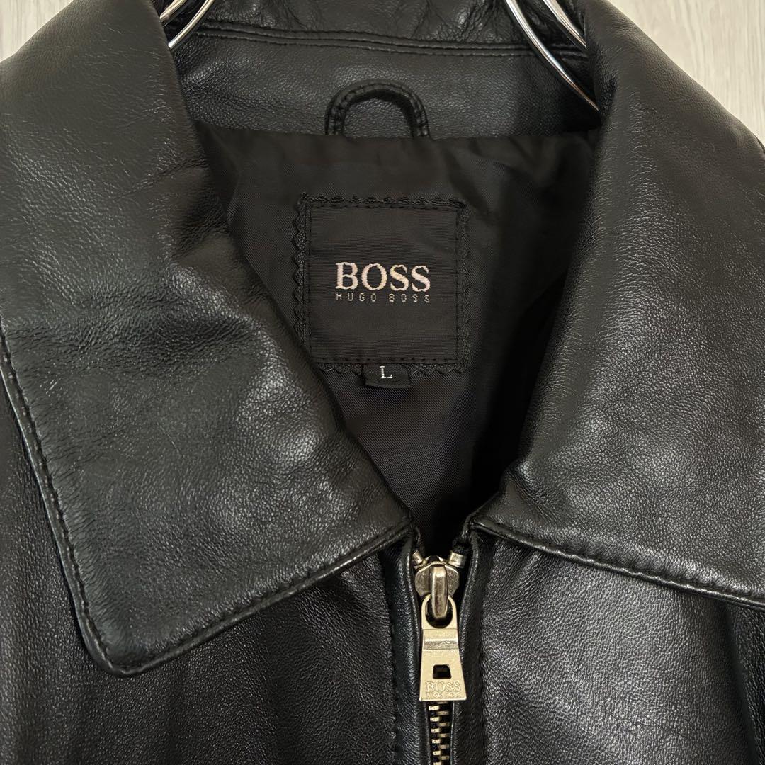 HUGO BOSS leather Jacket ヒューゴボス レザージャケット