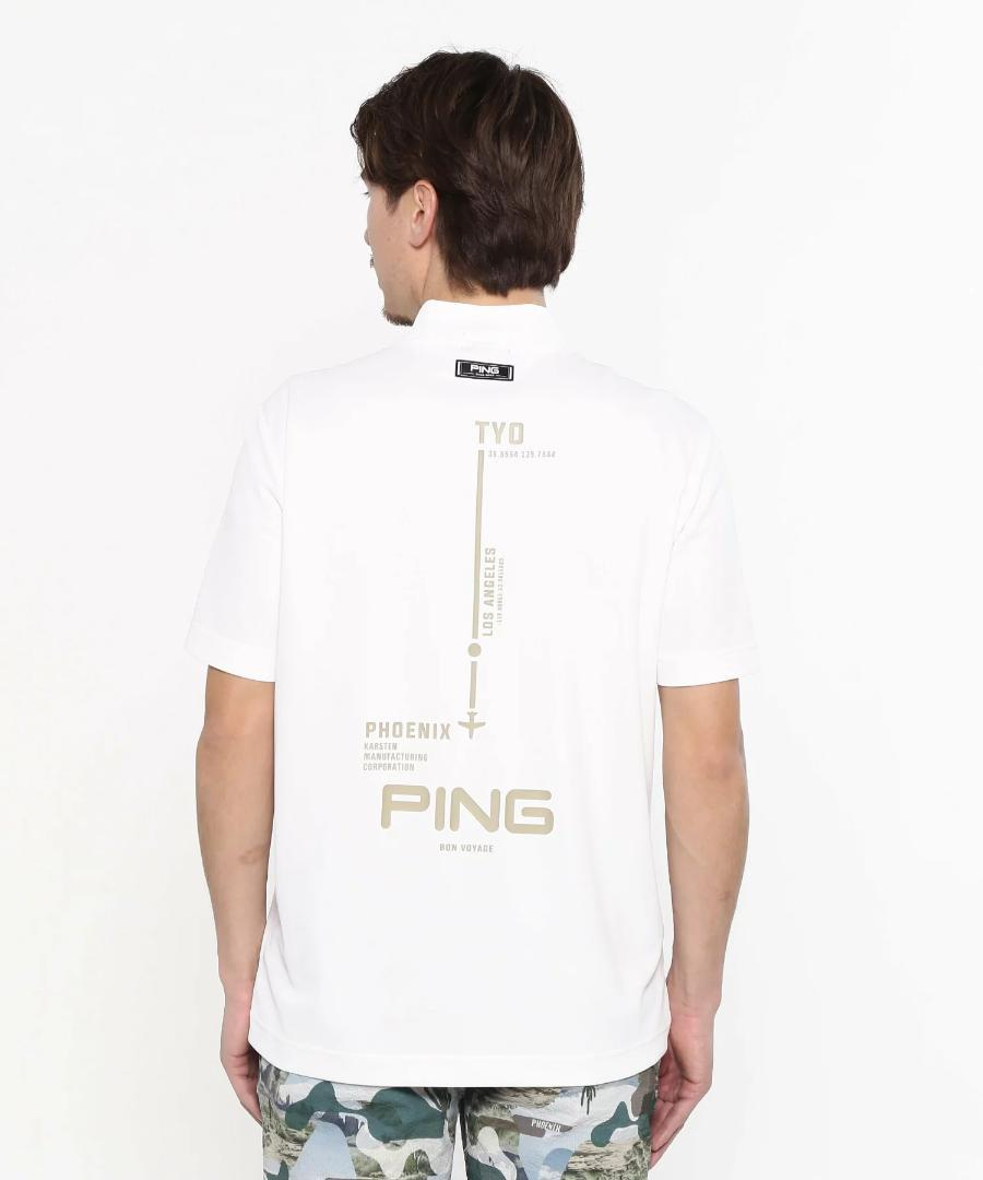 ピン PING 2025 春夏 新作 ハイネックシャツ メンズ ゴルフウェア