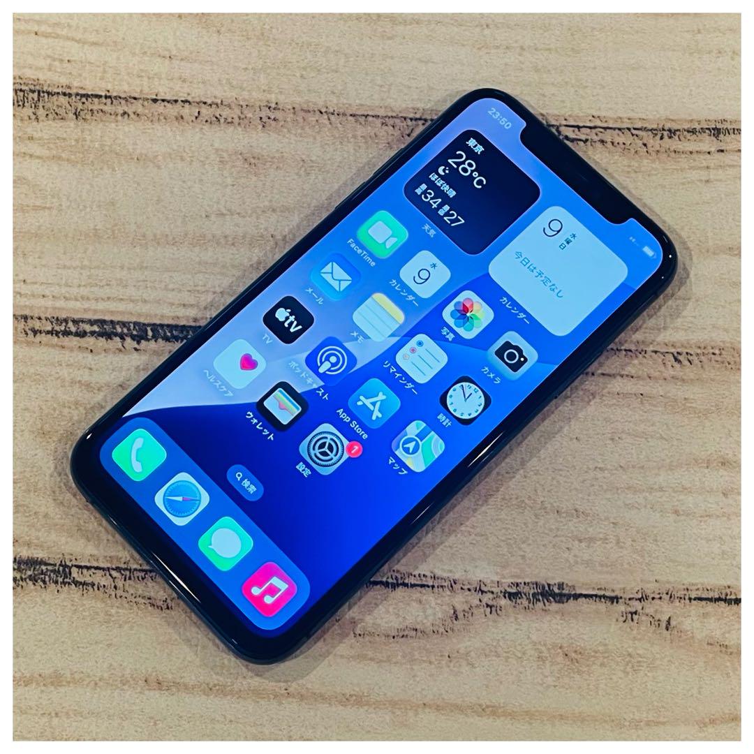 iphoneXS 256GB ブラック 送料無料】iPhoneXs ブラック 256GB SIMフリー 本体100% - メルカリ