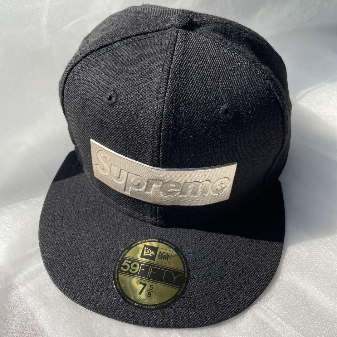 カズ様　Supreme 16ss メタリック ボックスロゴNew Era Cap