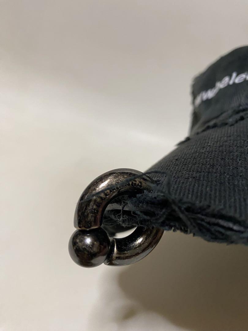 BALENCIAGA フロントピアス キャップ 23AW ロゴ刺繍ピアスキャップ