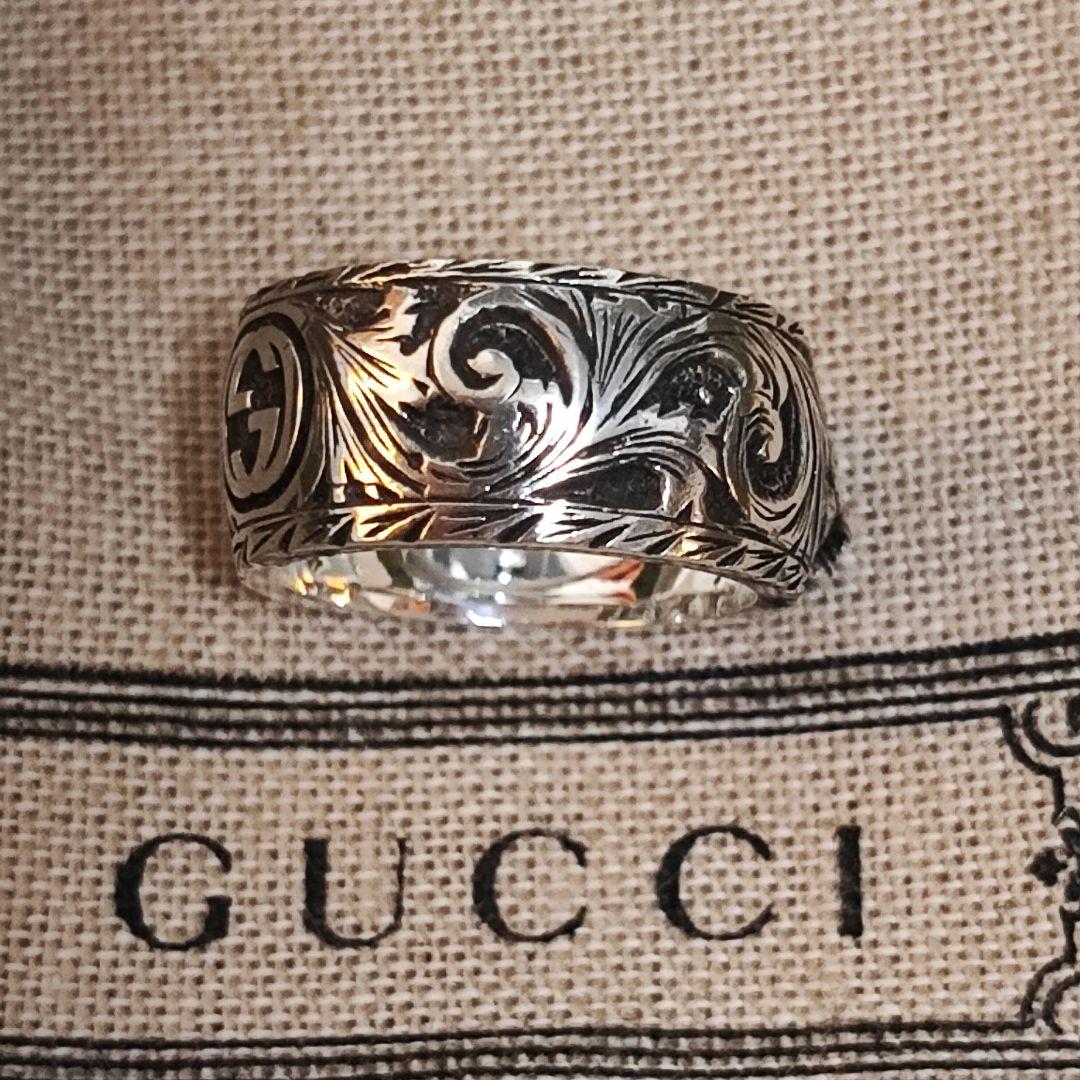 達磨1228 新品 未使用 GUCCI タイガートラアラベスクリング12号 達磨1228様専用 新品 未使用 GUCCI タイガートラアラベスク