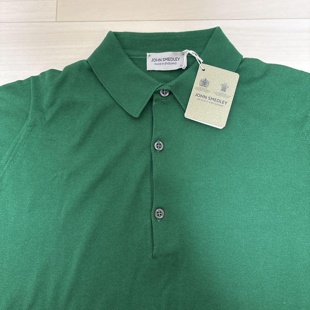 新品未使用】JOHN SMEDLEY 半袖ニットポロ - メルカリ