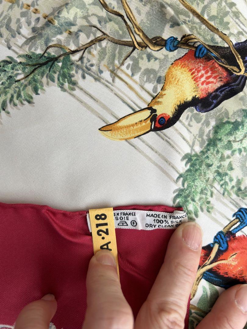 HERMES エルメス スカーフ カレ90EQUATEUR 赤道直下シルクレッド