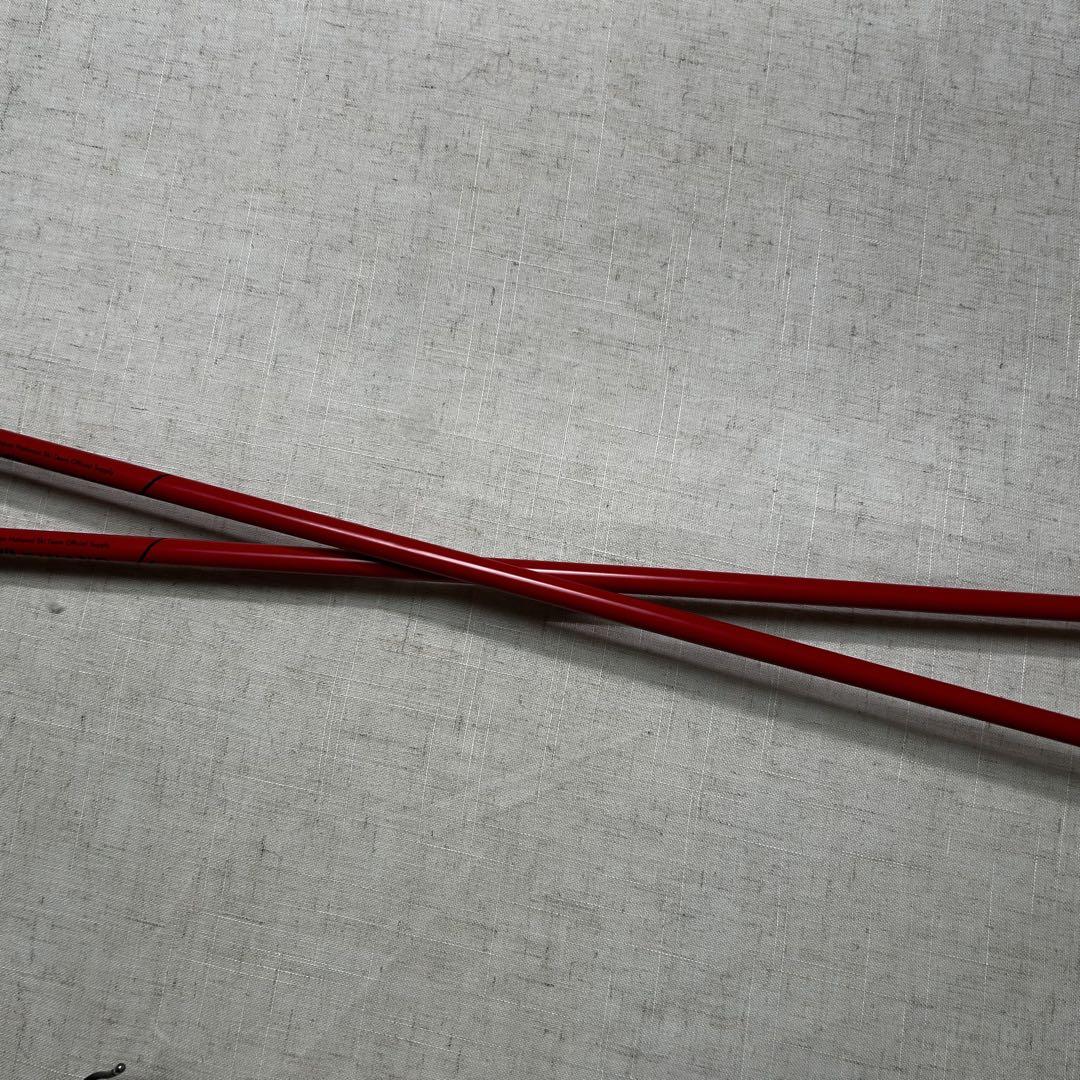 美品シナノ カーボン製スキーポール THE FLEETブラック黒色ストック