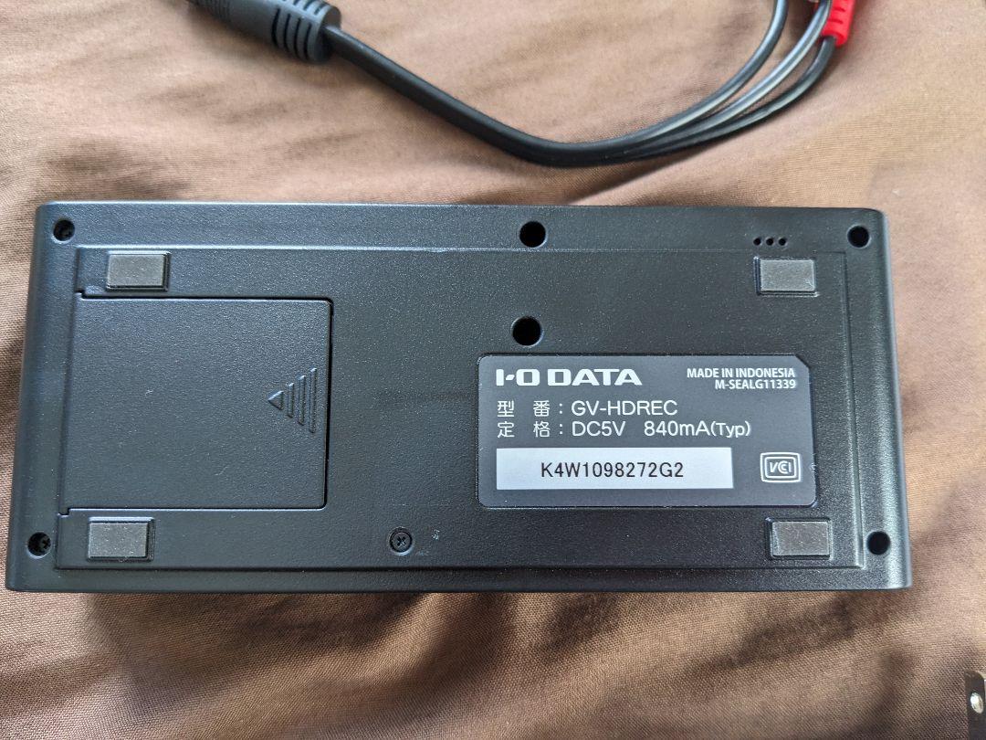 IODATA キャプチャーボード PC不要 SD/HDD保存 GVHDREC