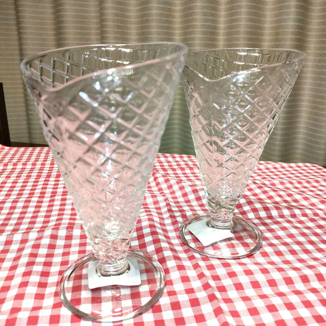 イタリア製ボルミオリロッコパフェグラス新品2個セット