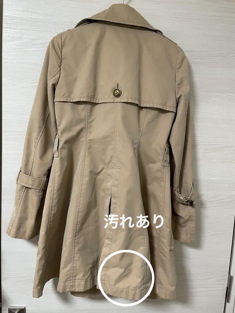 バーバリーブルーレーベル トレンチコート ベージュ　36