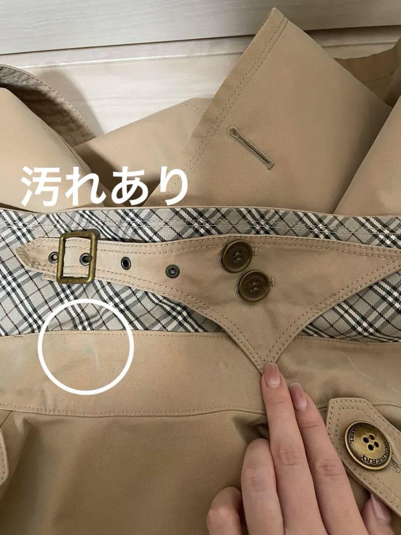 バーバリーブルーレーベル トレンチコート ベージュ　36