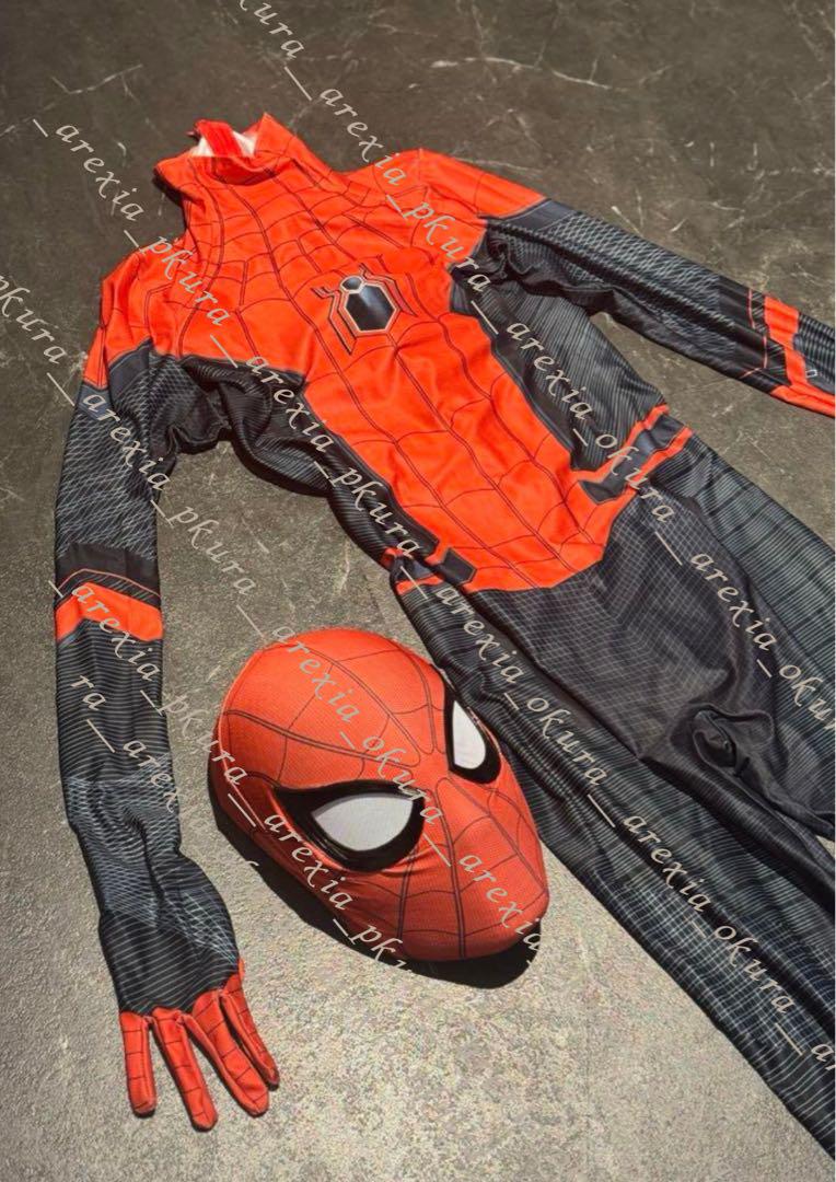 最高品質の ファーフロムホーム スパイダーマン コスプレ フェイスシェル コスプレ衣装