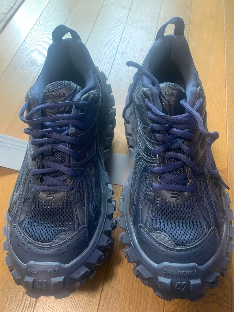 BALENCIAGA トレイルシューズ ネイビー 42 BALENCIAGA トレイルシューズ ネイビー 42