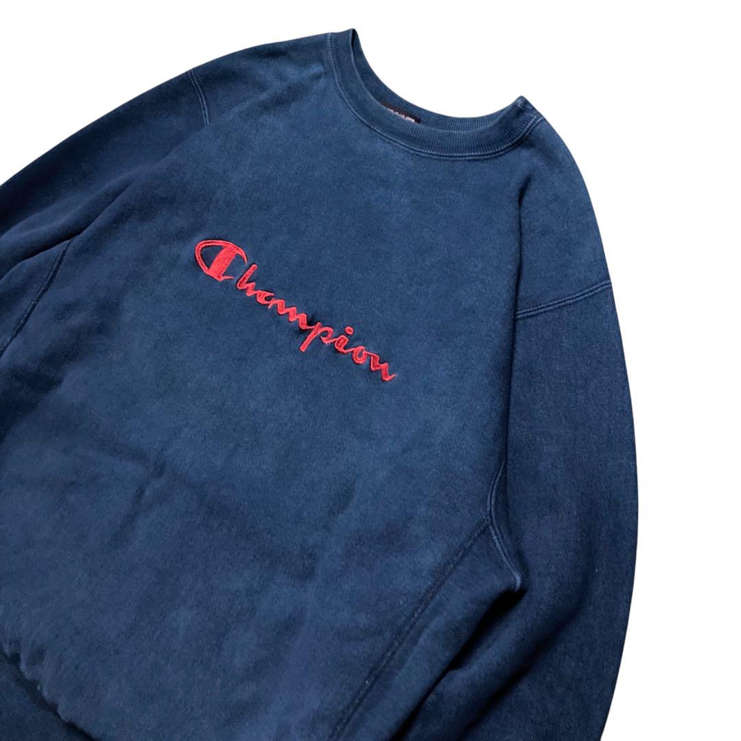 90s USA製 Championチャンピオン ワンポイント リバースウィーブ