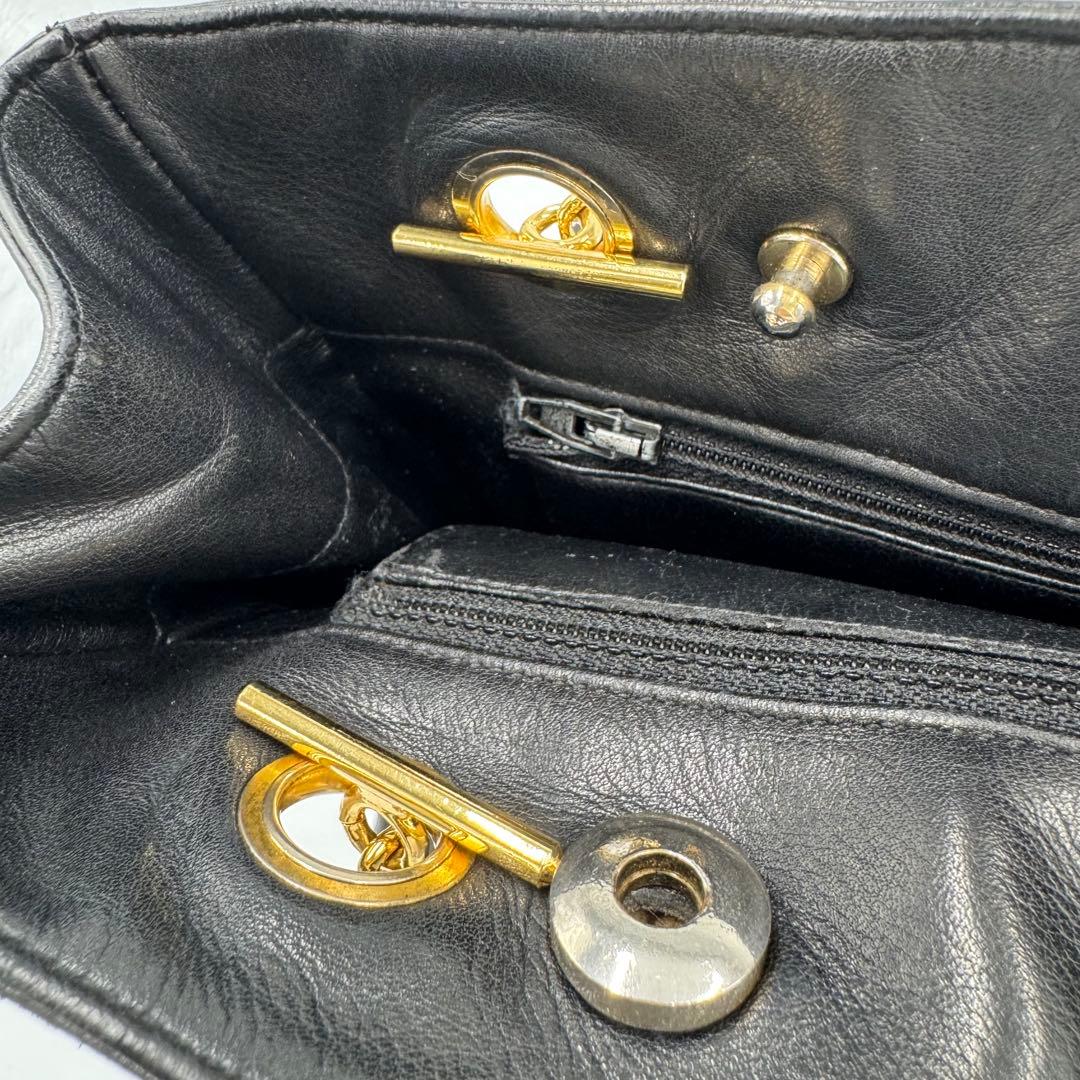 シャネル マトラッセ ラムレザー チェーン トートバッグ ショルダーバッグ 黒 シャネル マトラッセ ラムレザー チェーン トートバッグ ショルダーバッグ 黒