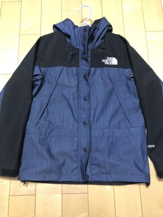 16900円 【正規品質保証】 ノースフェイス マウンテンライトデニムジャケット ナイロンインディゴデニム M