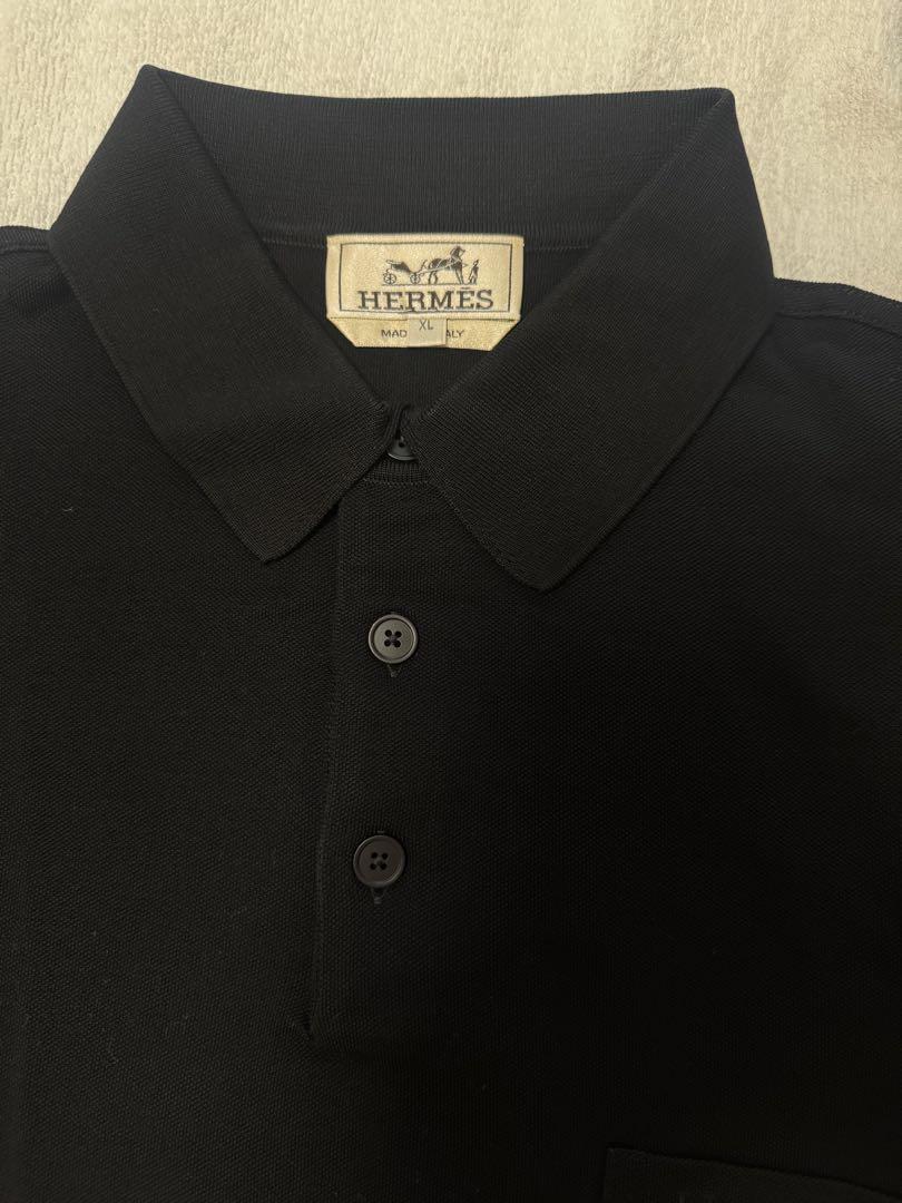 HERMES ブラック ポロシャツ XL 新品 新品未使用 HERMES ブラック ポロシャツ XL - メルカリ