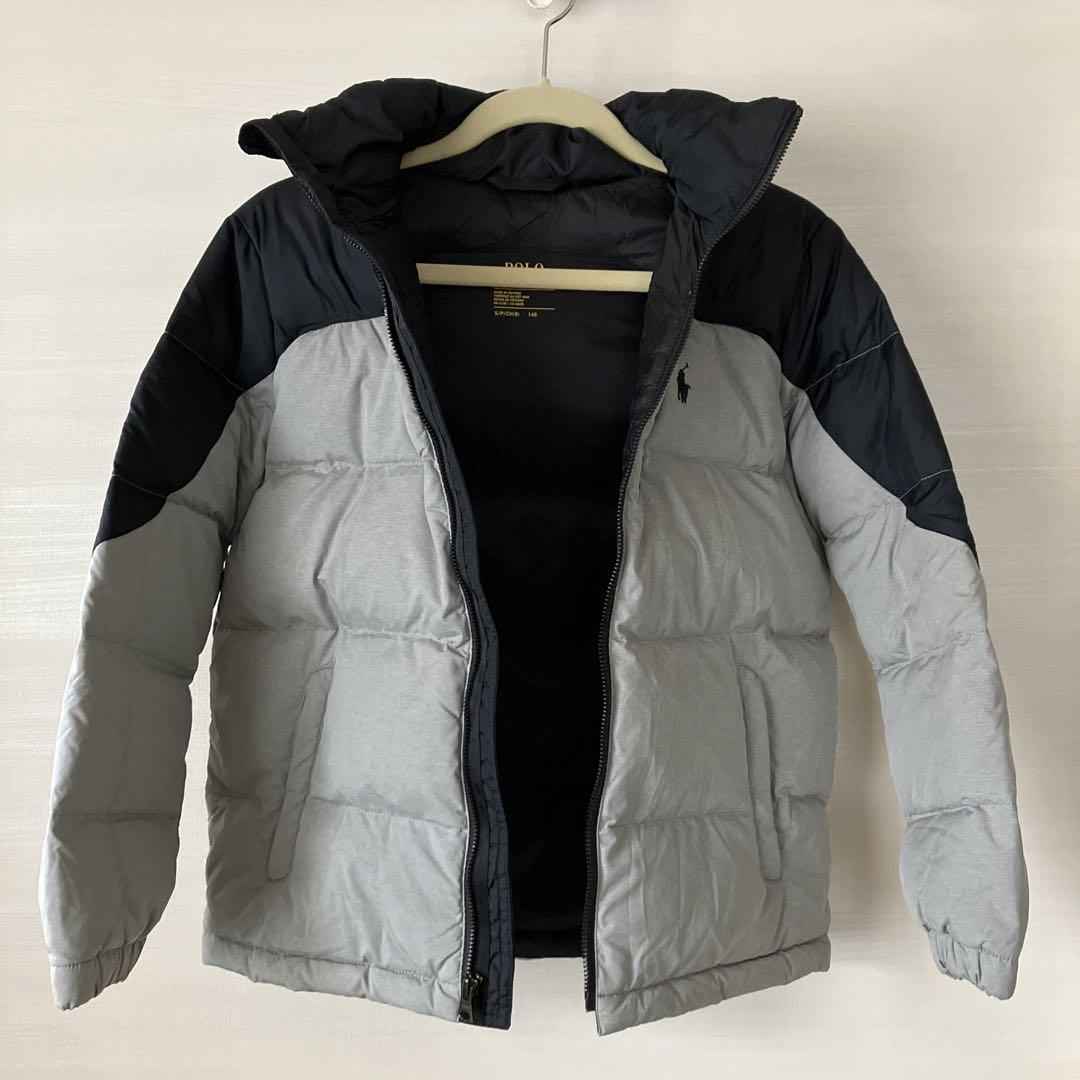 超美品 Ralph Lauren フード付ダウンジャケット キッズ 140